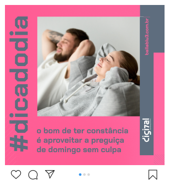 Post representativo de Rede Social